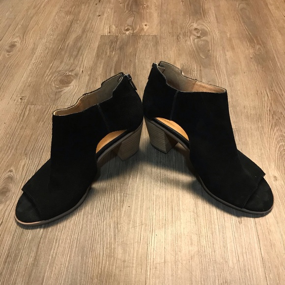 Lucky Brand Shoes - Lucky Brand Peep Toe Booties